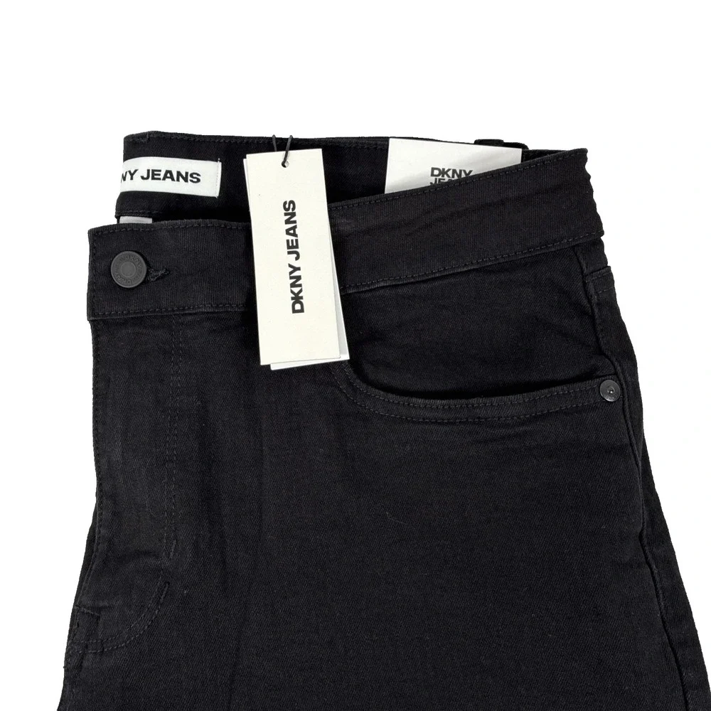 New Mens DKNY Jeans Bedford Slim Black Denim Size 34x29 NWT $79